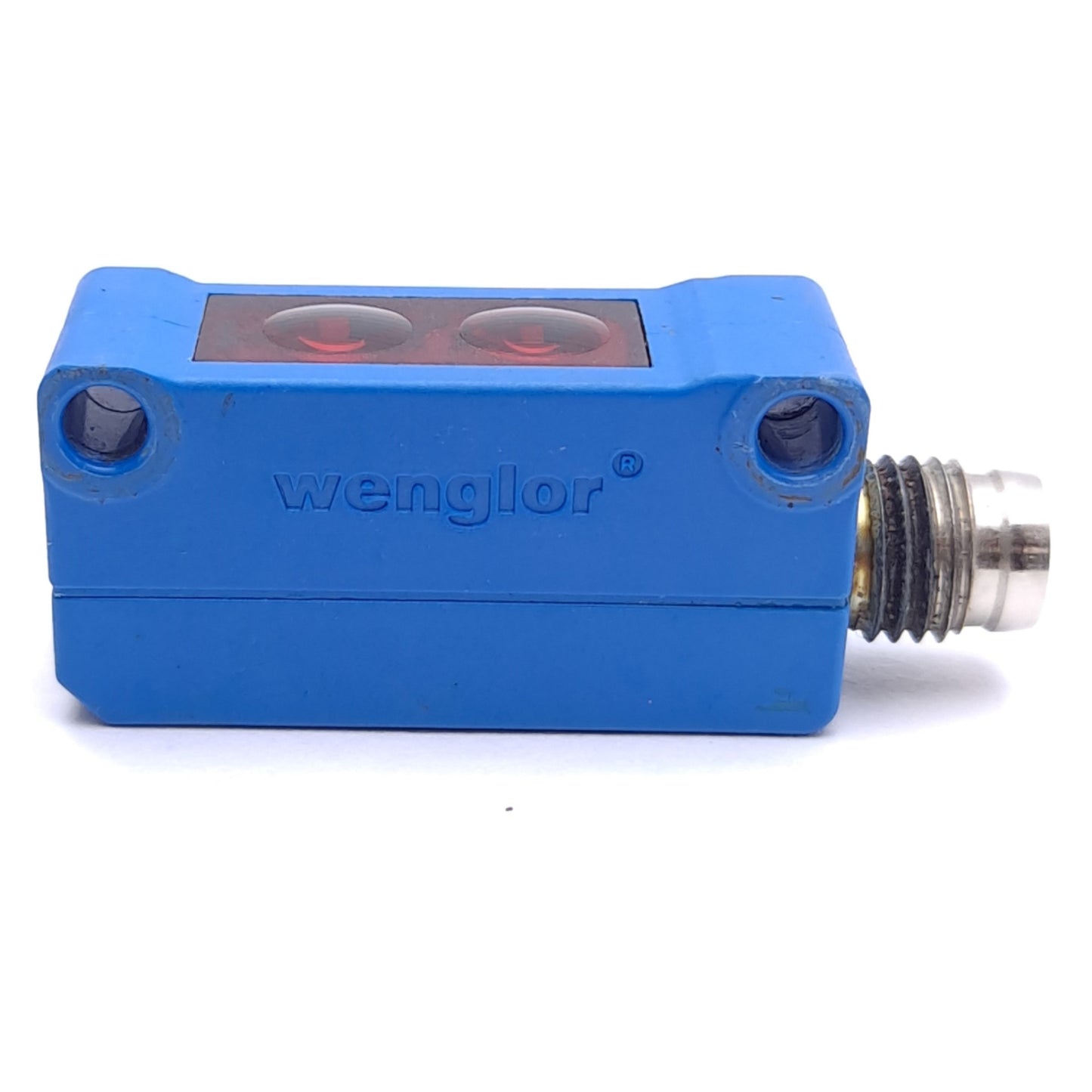 Used Wenglor YK12PA7 Reflex Sensor, 120mm Range, 10-30VDC Supply, M8 4-Pin Male