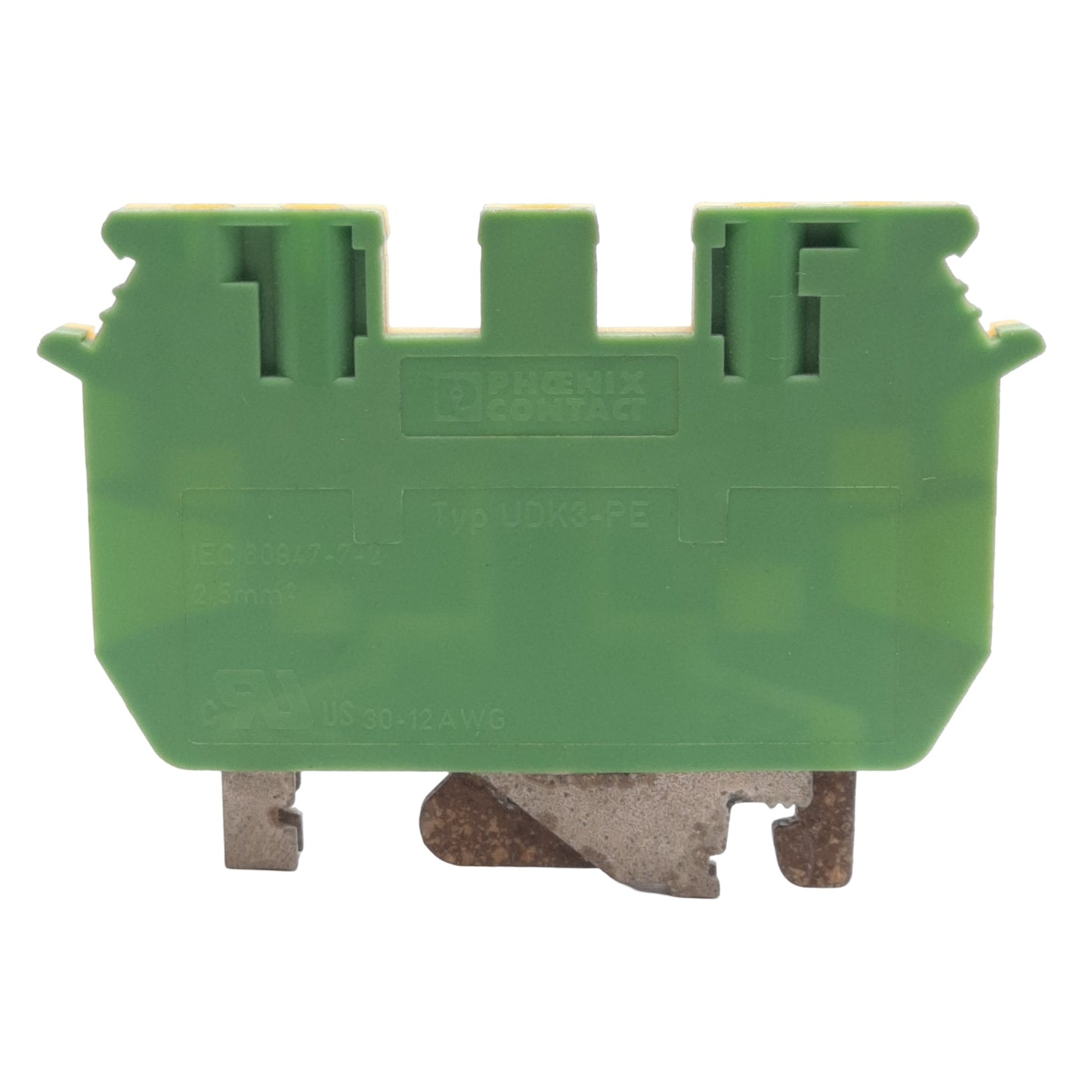 Used Lot of 6 Phoenix Contact UDK3-PE Ground/Earth Terminal Block 6kV Surge DIN Rail