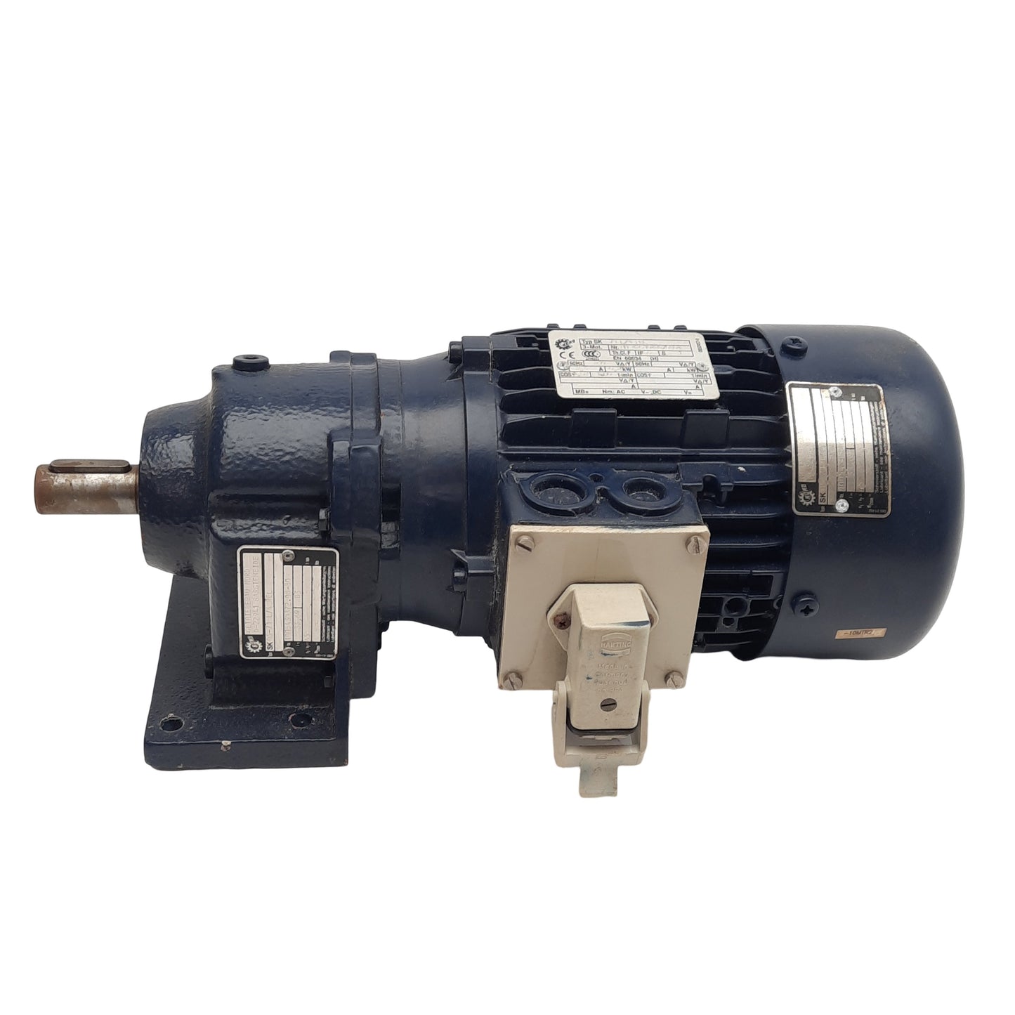 Used Nord SK05-71 L/4 REL Gearmotor, 3-Phase 230VAC Delta/Y 50Hz, 45RPM, ø20mm Shaft