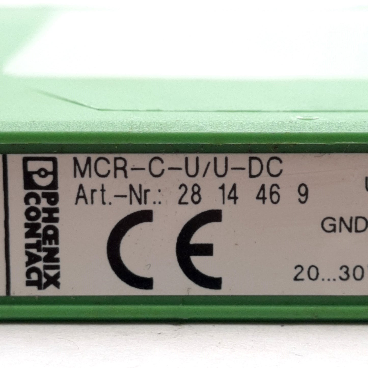 Used Phoenix Contact MCR-C-U/U-DC Signal Conditioner, 20-30VDC Supply, ±10VDC IN/OUT