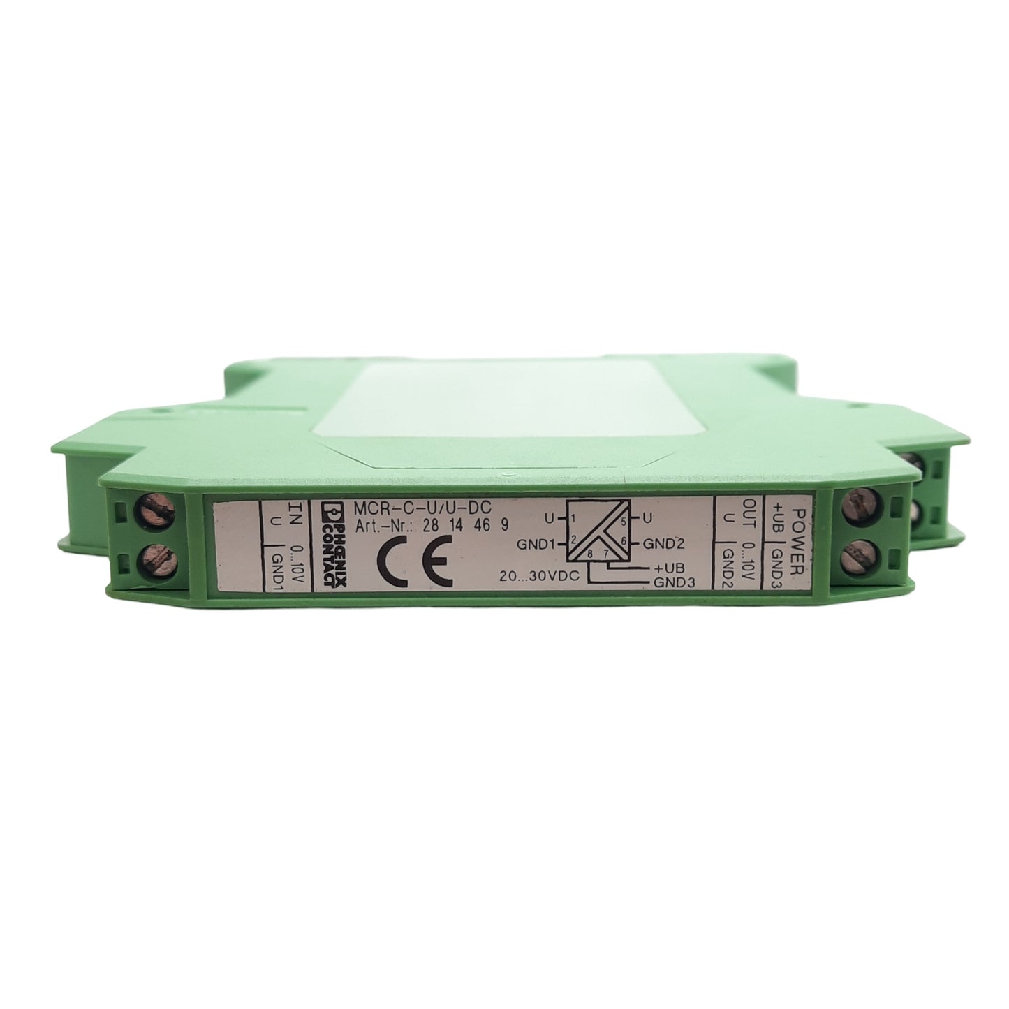 Used Phoenix Contact MCR-C-U/U-DC Signal Conditioner, 20-30VDC Supply, ±10VDC IN/OUT