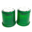 Used Lot of 2 Moeller SL-L-G 205314 Stack Light Module Without Bulb, Green, 24-230V