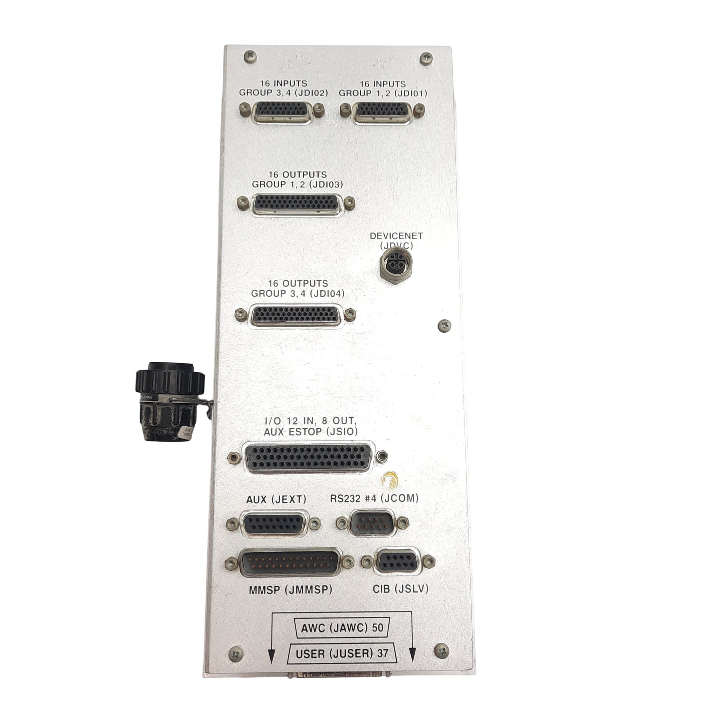 Used Adept Tech. 30350-10350 CIP Machine Interface Panel, RS232, 12" x 5-3/16"