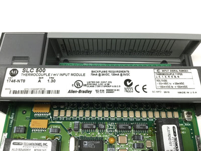 Used Allen Bradley 1746-NT8 SLC 500 Thermocouple / mV Analog Input Module, 8-Channel