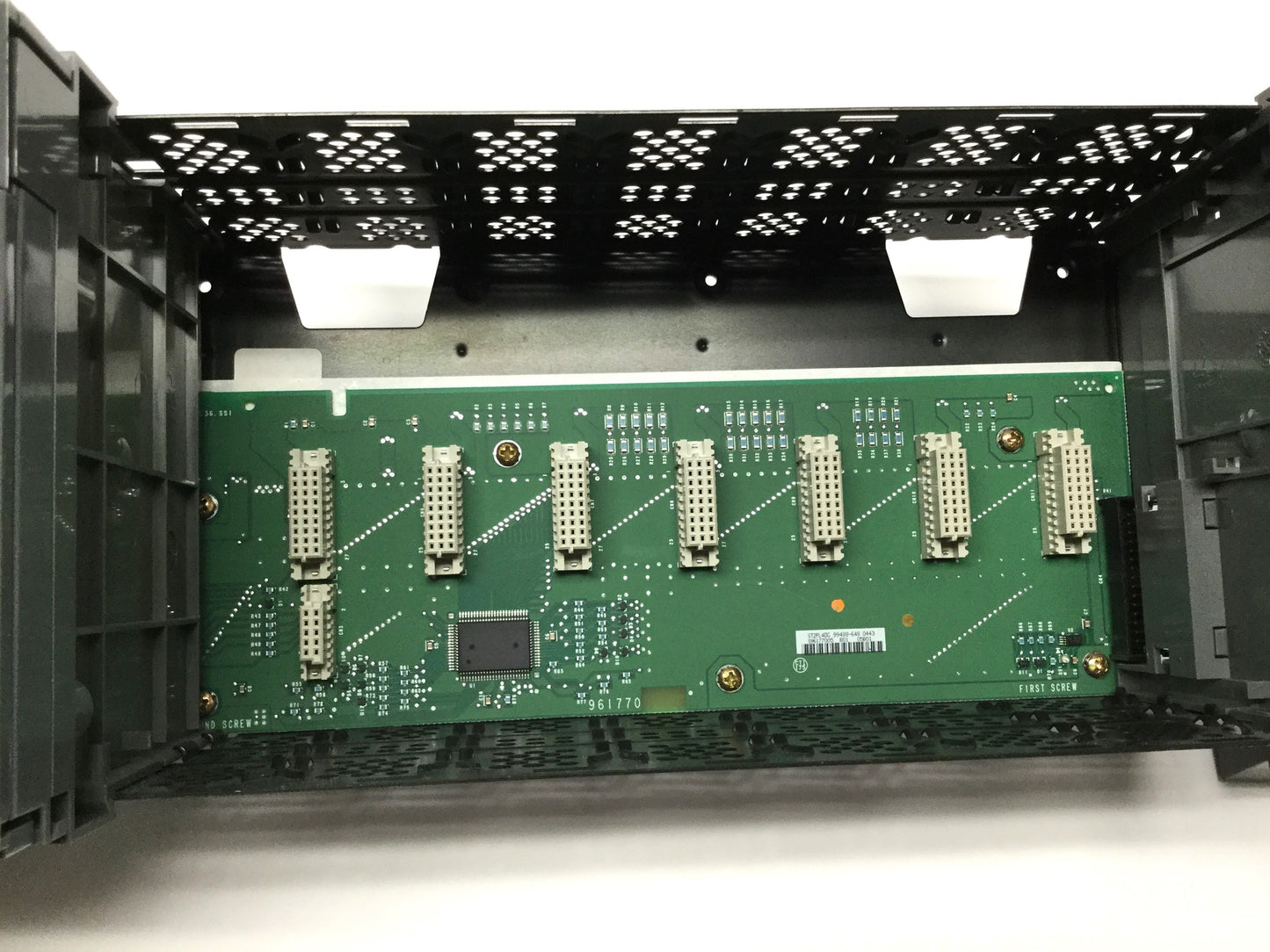 Used Allen Bradley 1746-A7 SLC 500 7-Slot Rack I/O Chassis w/P2 Power Supply Module