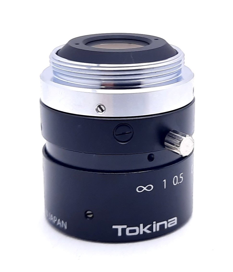 Used Tokina TC1214-3MP Machine Vision Lens C-Mount 12mm, 1/1.8", 3 Megapixel, 4.4μm