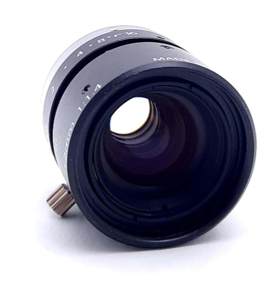 Used Tokina TC1214-3MP Machine Vision Lens C-Mount 12mm, 1/1.8", 3 Megapixel, 4.4μm