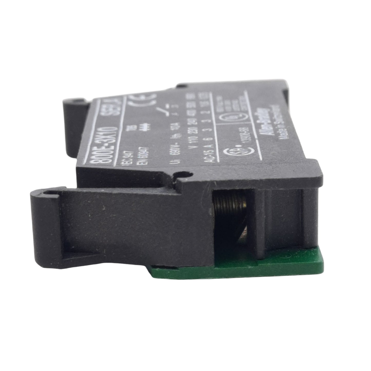 Used Lot of 2 Allen Bradley 800E-3X10 Contact Block, 1 NO, 22.5mm, 690VAC 10A