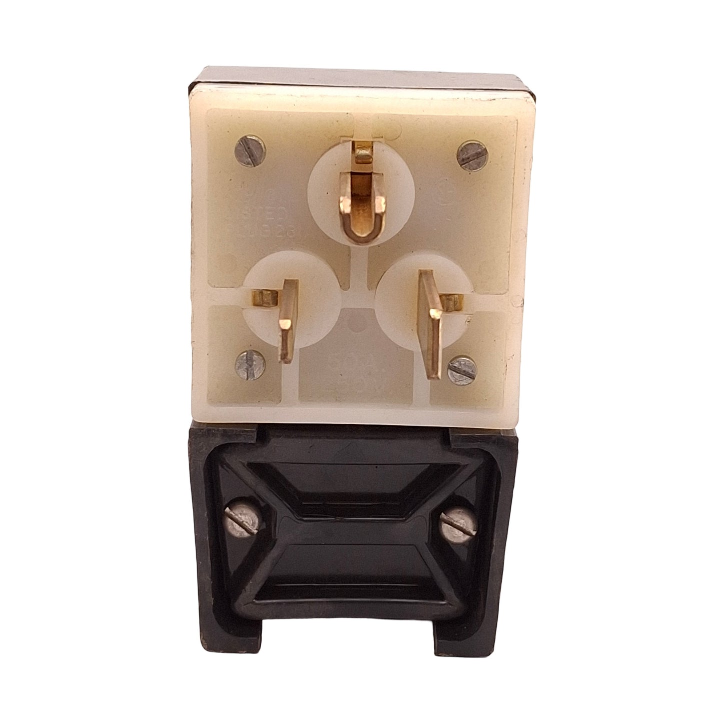 Used Hubbell HBL9368 Industrial Male Plug, NEMA 6-50, 2-Pole+G, 250VAC 50A