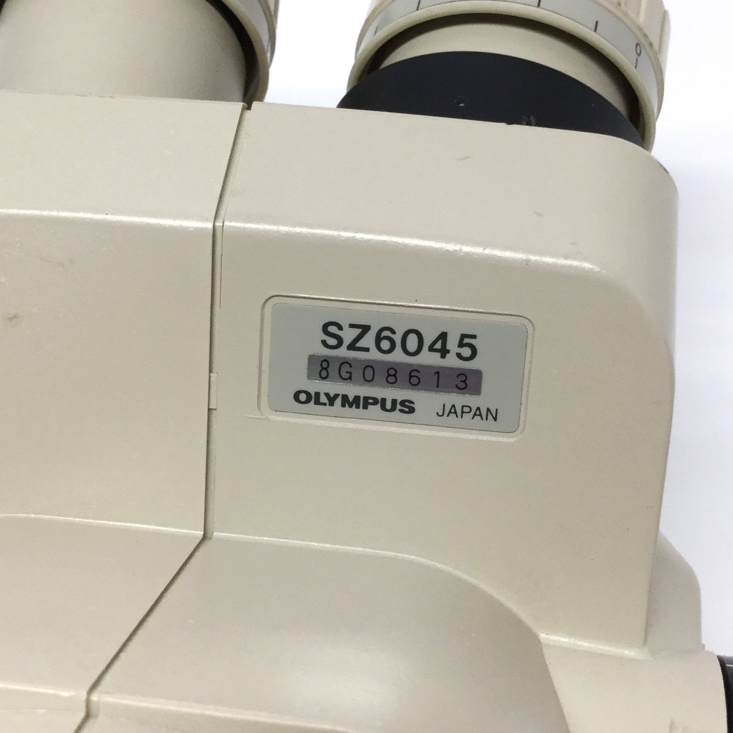 Used Olympus SZ6045 Stereo Microscope Body 1-6.3x Zoom *Missing Rear Cover*