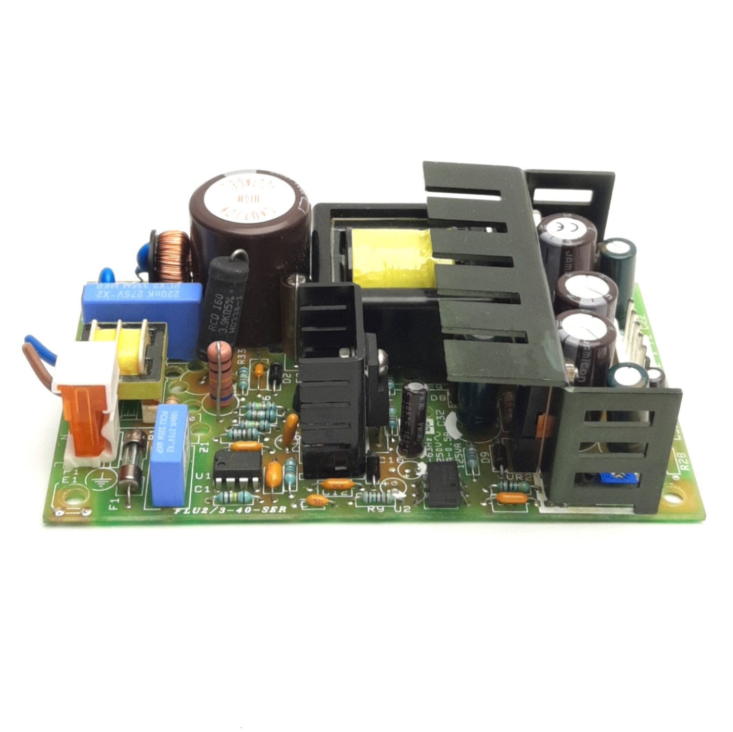 Used Power General FLU3-40-4 FLU2/3-40-SER Power Supply, AC Input, +5V/-12V/24VDC 40W