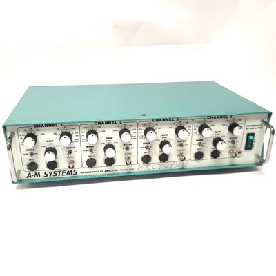 Used A-M Systems Model 1700 Differential AC Amplifier x100, x1000, x10k, 120VAC