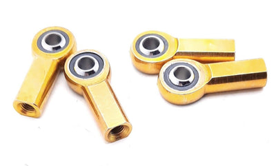 New – Open box Lot of 4 FK Bearings NJF4 3-Piece Plastic Race Spherical Rod End Bearing