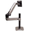 Used Ergotron 45-295-026 LX Desk Mount LCD Monitor Arm VESA MIS-D 75/100mm *No Clamp*