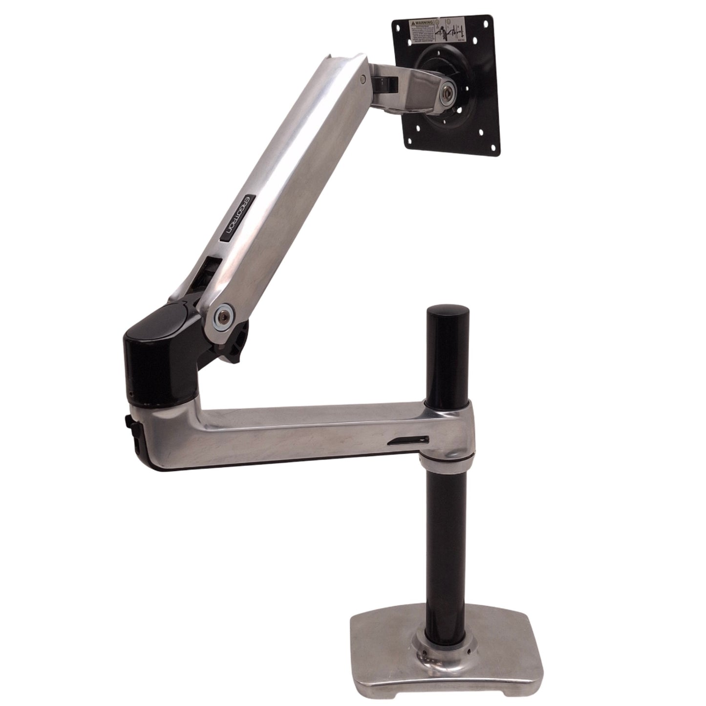 Used Ergotron 45-295-026 LX Desk Mount LCD Monitor Arm VESA MIS-D 75/100mm *No Clamp*