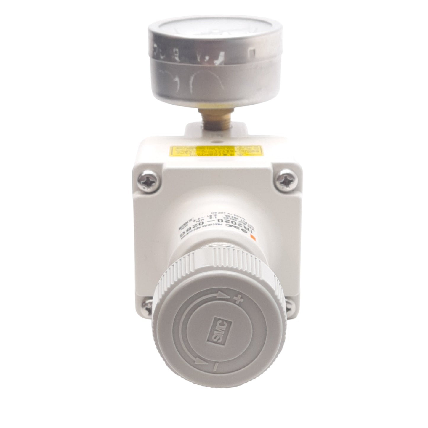 Used SMC IR2020-02BG Precision Regulator, 1.0MPa Supply, 0.01-0.9MPa Output, Rc1/4