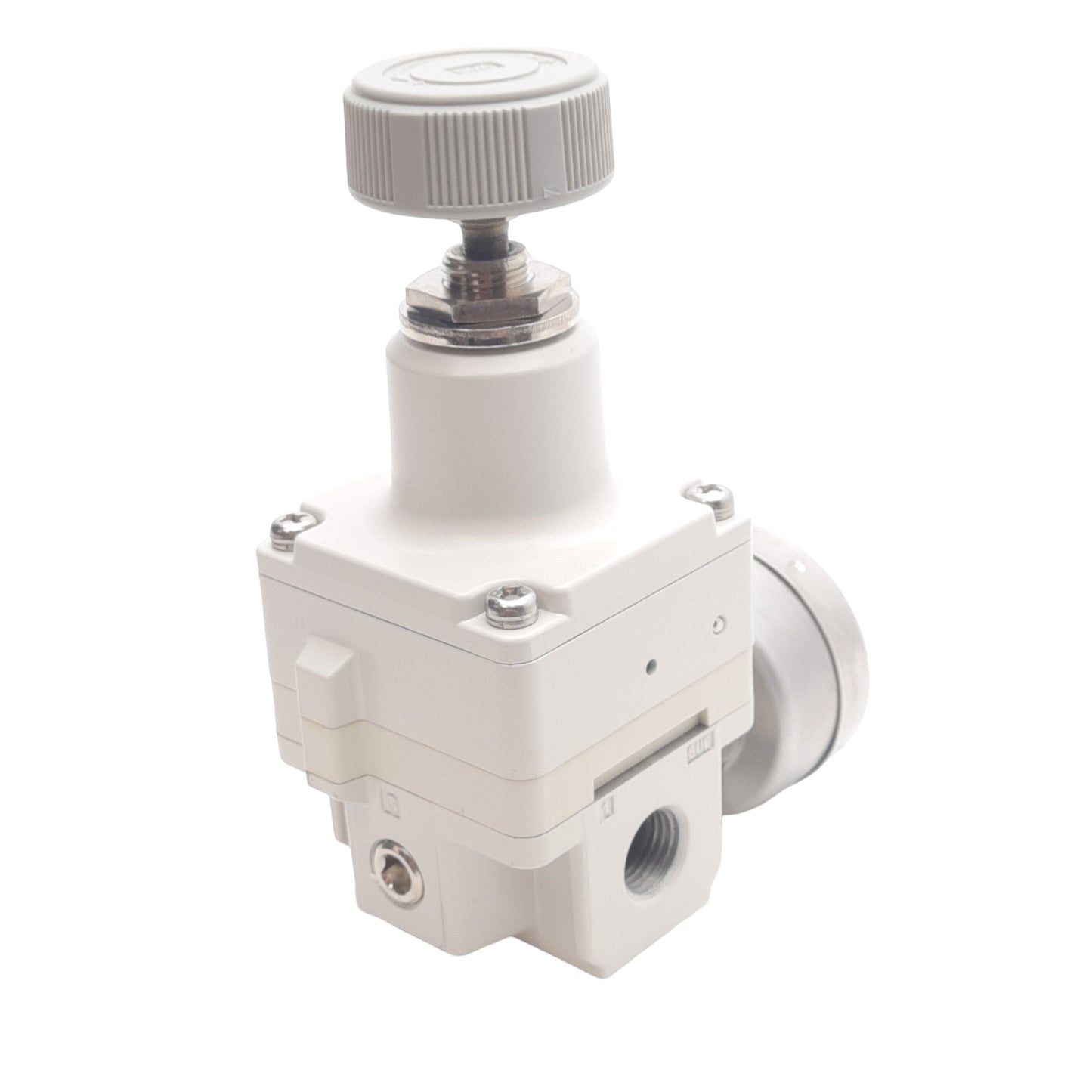 Used SMC IR2020-02BG Precision Regulator, 1.0MPa Supply, 0.01-0.9MPa Output, Rc1/4