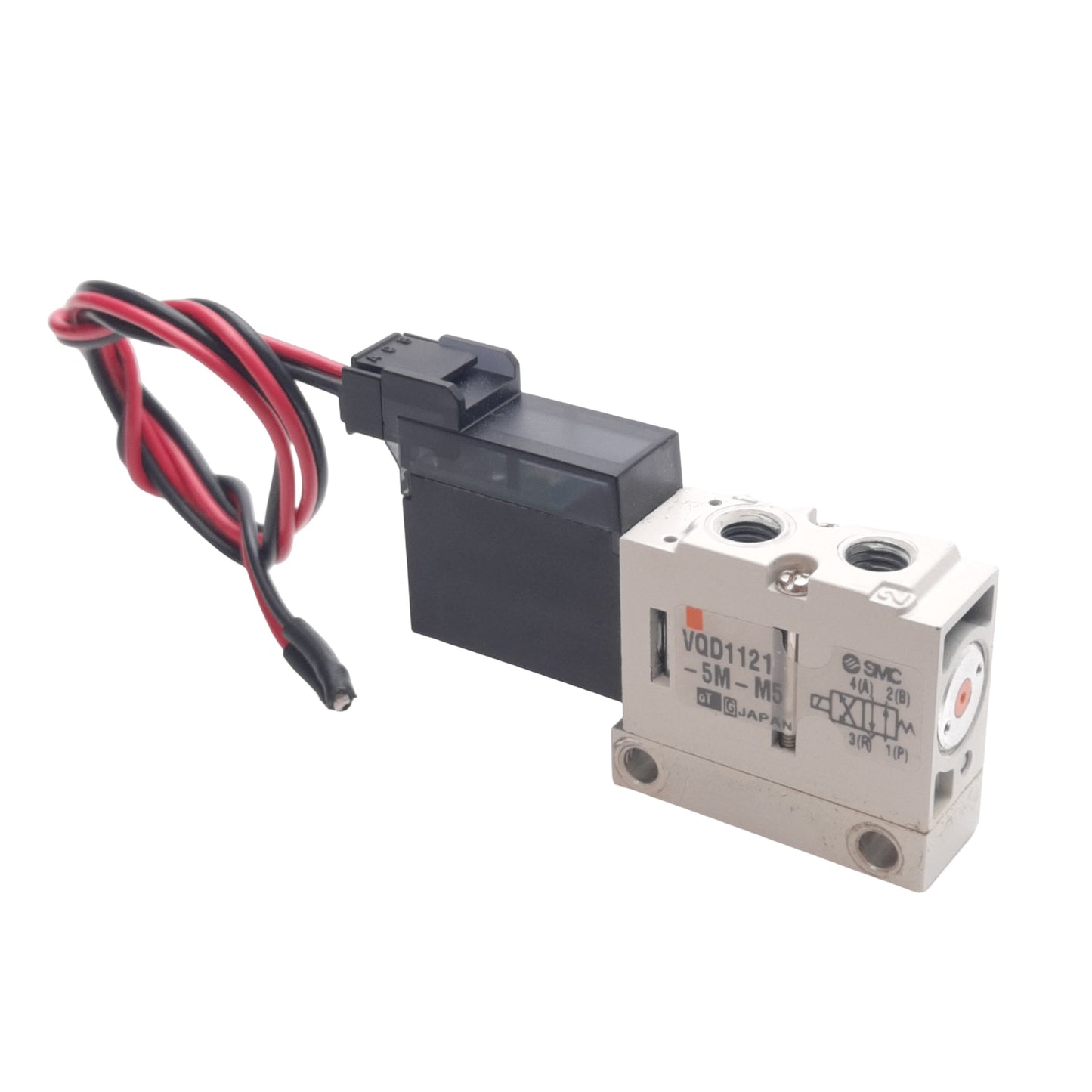 Used SMC VQD1121-5M-M5 Solenoid Valve, Single Type, 0-0.7MPa, M5 Ports, 24VDC Coil