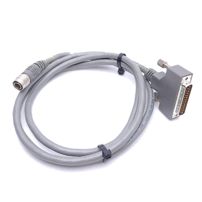 Used Cognex 300-0540-5R Cable, DB25 Male to 12-Pin Hirose Male, 5ft, For MVS-8600