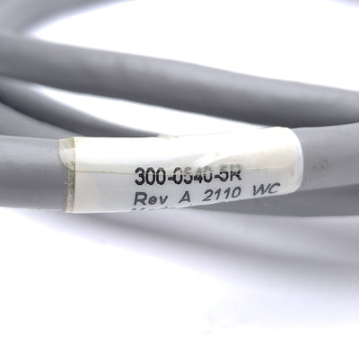 Used Cognex 300-0540-5R Cable, DB25 Male to 12-Pin Hirose Male, 5ft, For MVS-8600