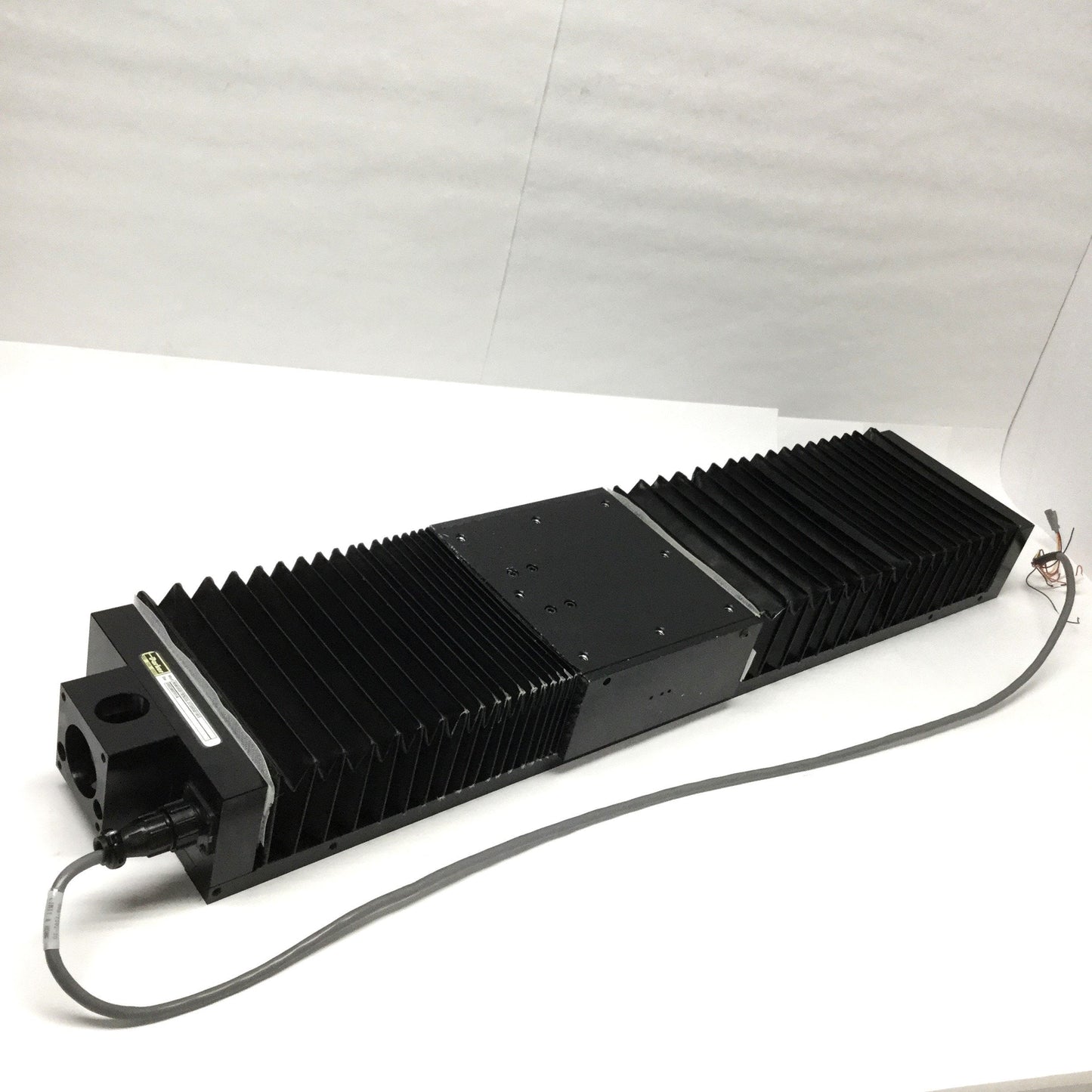 Used Parker 506020ST-ES-D2 Ballscrew Round Rail Linear Actuator 20" Travel, NEMA 23