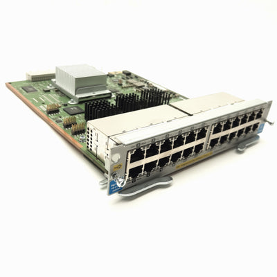 Used HP J9534A Network Switch Module 24 Ports GigE PoE+ for 5400 zl & 8200 zl