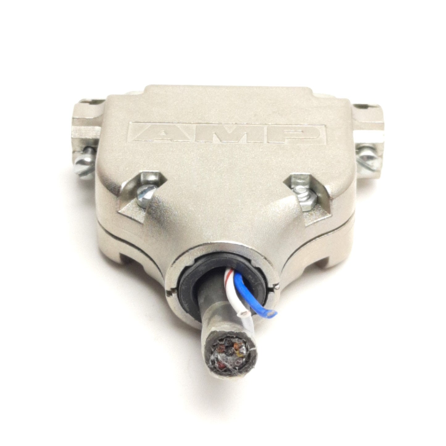 Used Lot of 3 TE Connectivity AMP DB25M D-Sub Solder Contact Connector, 25-Pin Male