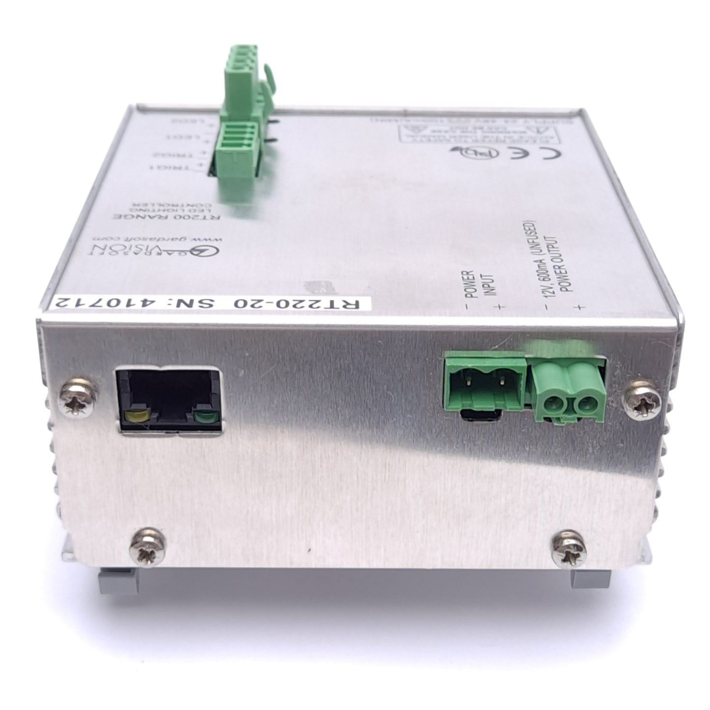 Used Gardasoft RT220-20 LED Lighting Controller, 2-Channel, 24-48VDC Supply