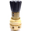 Used Tescom 26-1613-24-008 Regulator, 5000psig In, 500psig Out, Brass, 1/4in NPT
