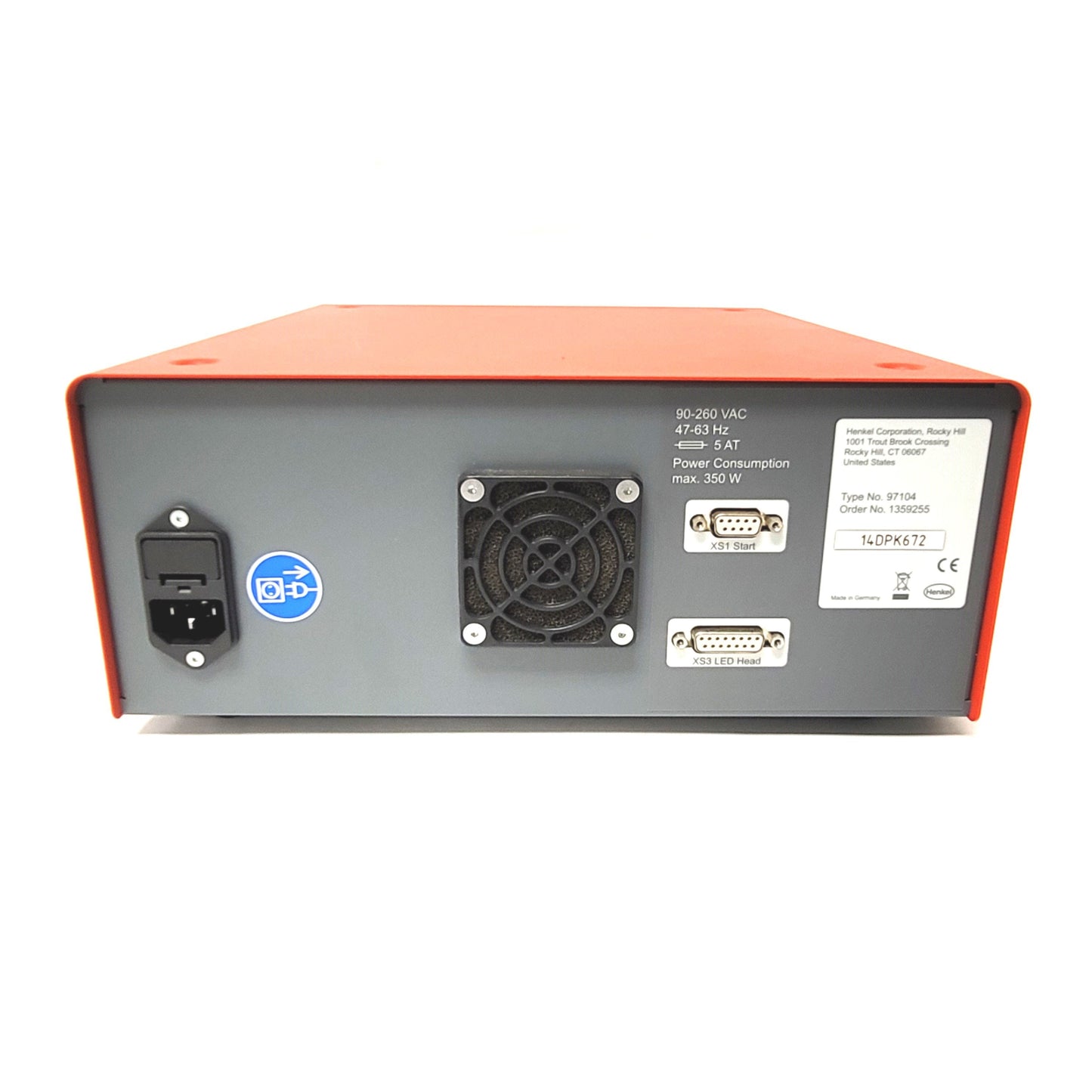 Used Loctite 1167593 LED Flood System 405nm Array With Loctite 97104 Controller