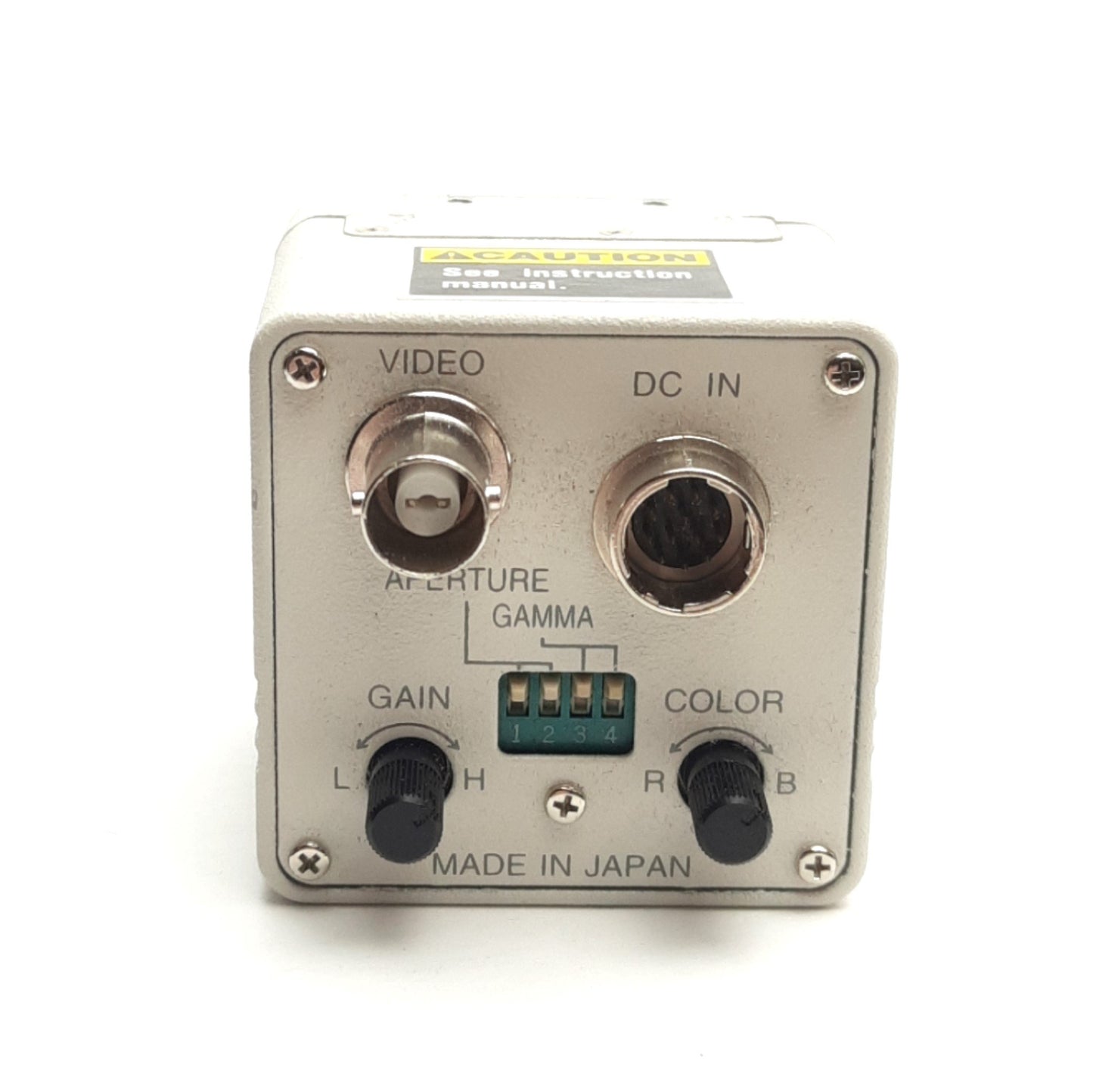 Used Sentech STC-630AS NTSC Color Camera, 1/3in CCD 768(H) x 494(V), 12V DC