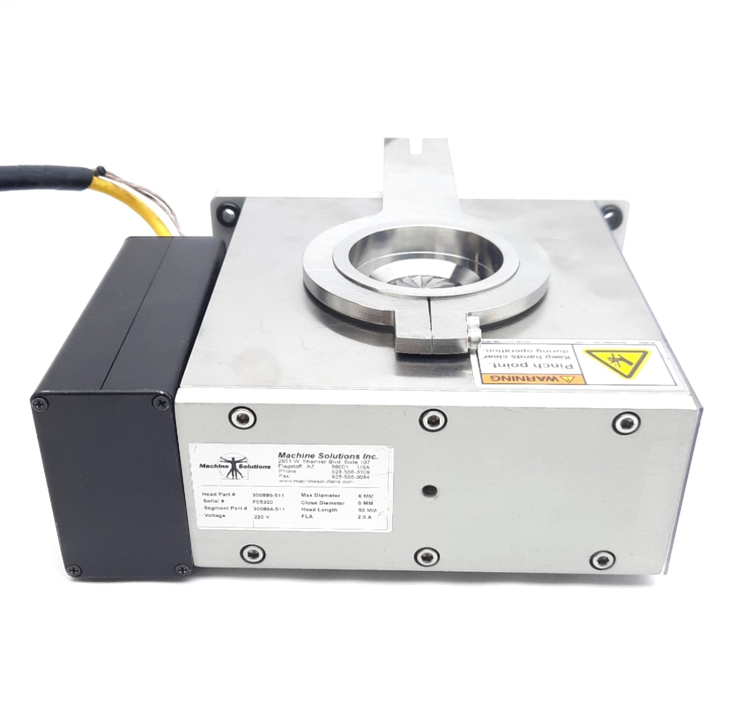 Used Machine Solutions 300880-511 Heated Stent Crimper, 0mm - 6mm x 50mm Length, 220V