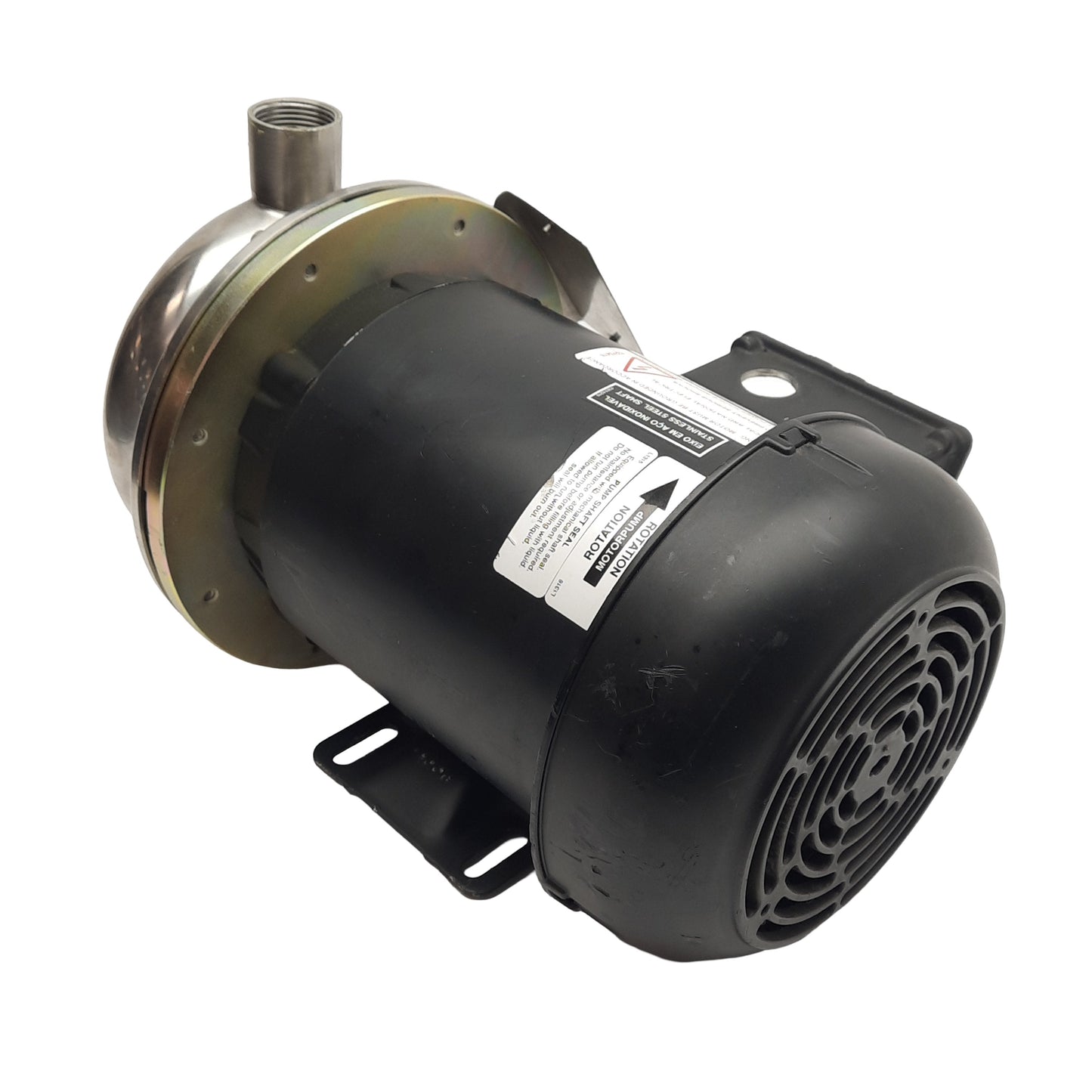Used WEG 00136ES3EJP56J-S Pump, 3-PH 208-230/460VAC, 1HP, 3480RPM, 1 & 1-1/4 in NPT
