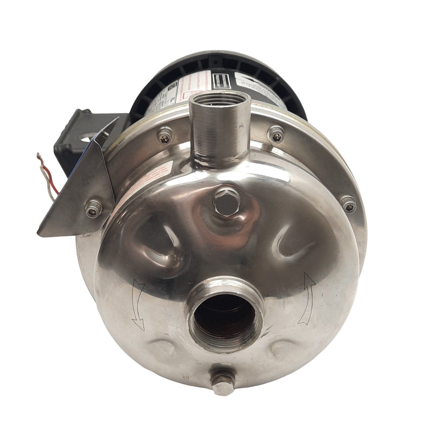 Used WEG 00136ES3EJP56J-S Pump, 3-PH 208-230/460VAC, 1HP, 3480RPM, 1 & 1-1/4 in NPT