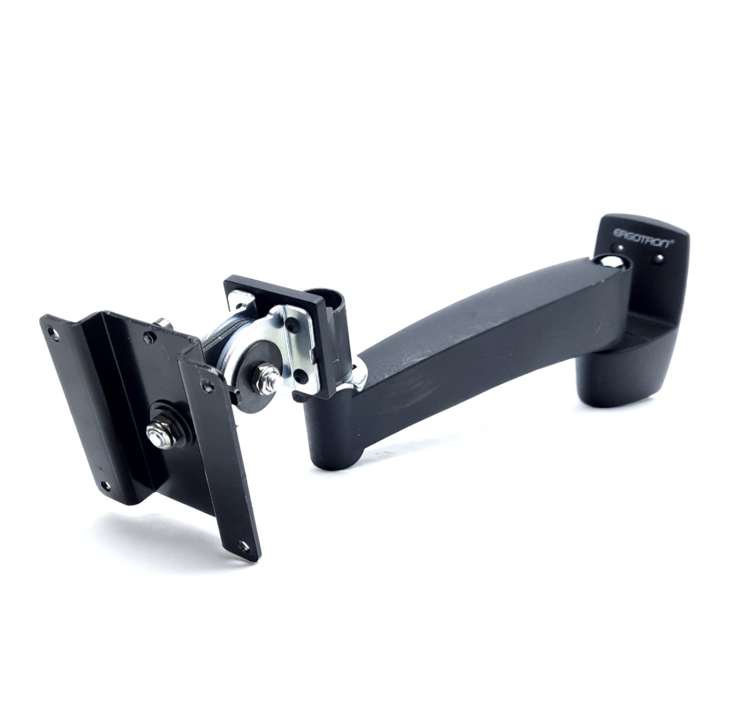 Used Ergotron 28-108-200 Single Monitor Arm 9in Extension, 25lbs Capacity, Wall Mount