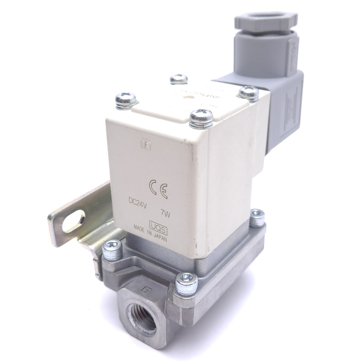Used SMC VXZ230AGBXB 2-Port Solenoid Valve ø10mm Orifice 1/4in NPT 0.7MPa 24VDC Coil