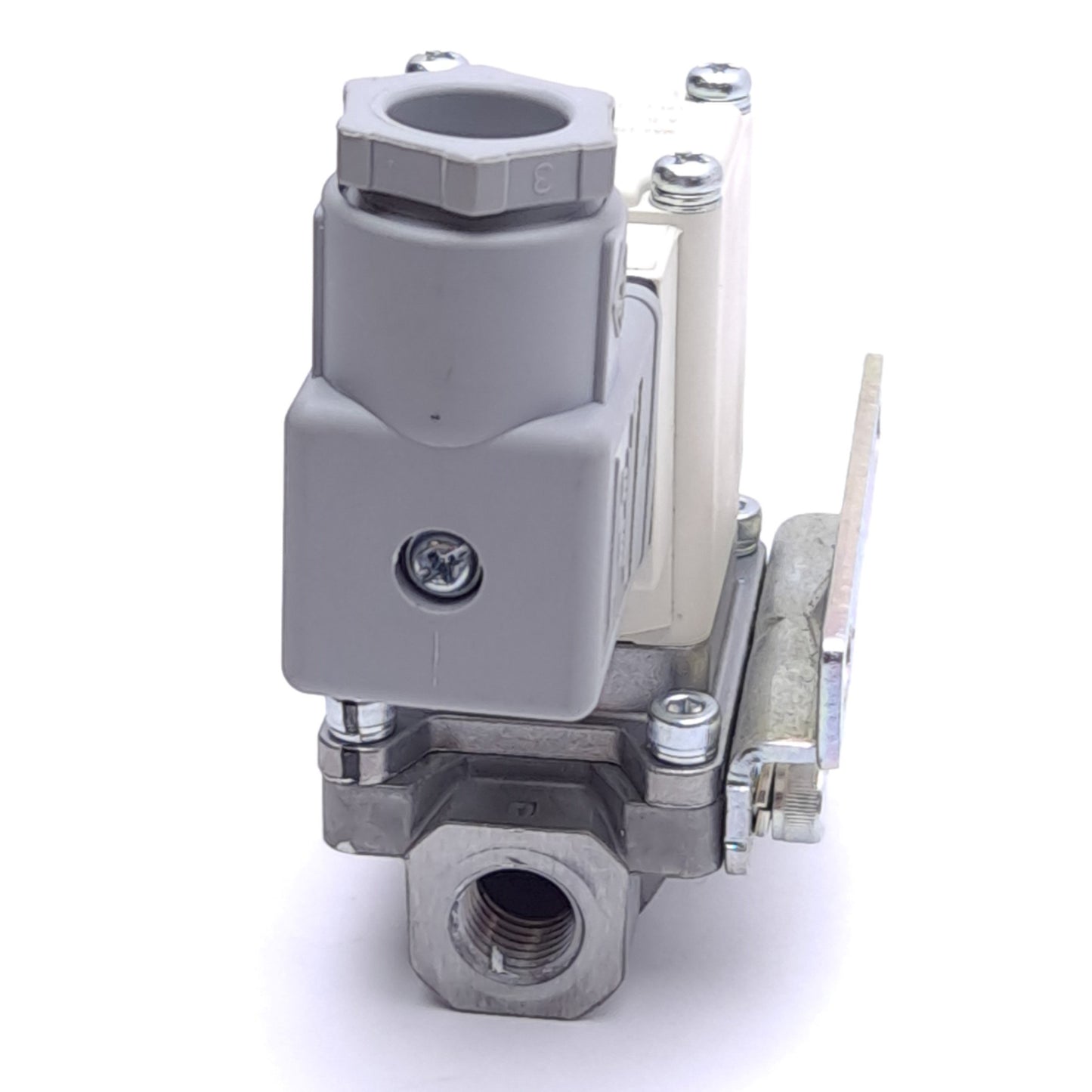 Used SMC VXZ230AGBXB 2-Port Solenoid Valve ø10mm Orifice 1/4in NPT 0.7MPa 24VDC Coil