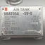 Used SMC VBAT05A-SV-Q CE Certified Air Tank, 5 Liter, 20bar, 0-75°C, Rc1/2 Ports