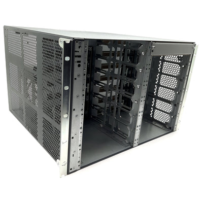 Used HP J9851A 5412R zl2 Network Switch Chassis/Backplane, 12x Modules, 7U