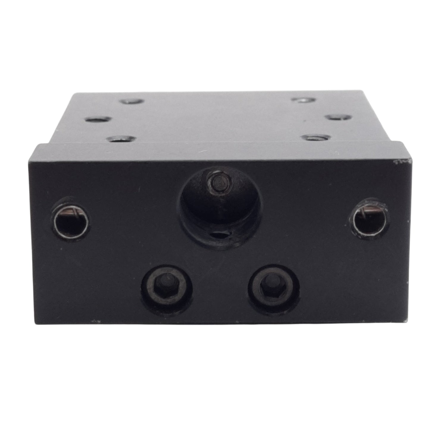 Used Del-Tron 450 Linear Positioning Stage 1/2in Travel, 1.75 x 1.75in Table, 6-32UNF