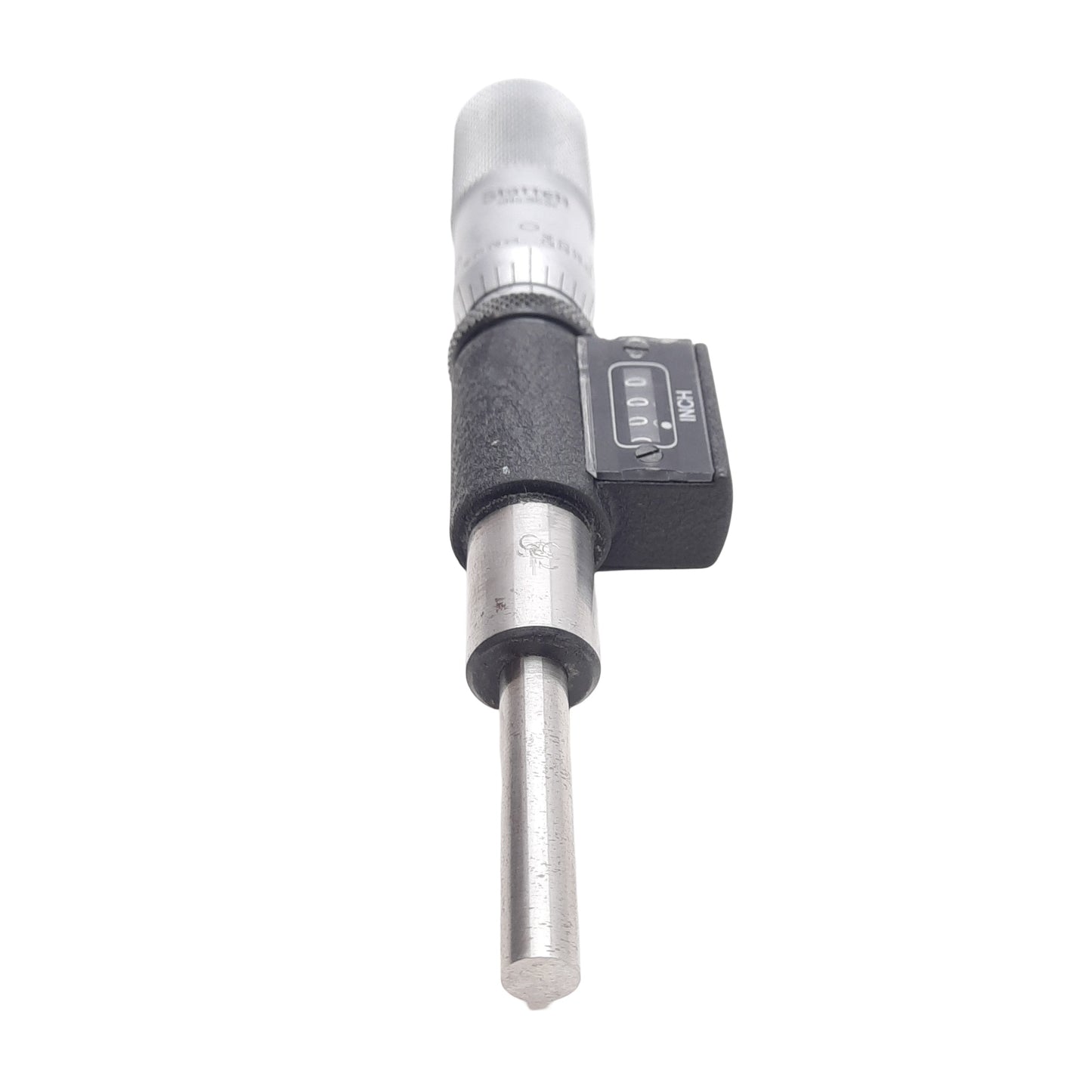 Used Starrett 363 Digital Micrometer Head, 0-1in Range, 0.001in Graduation, ø1/4in