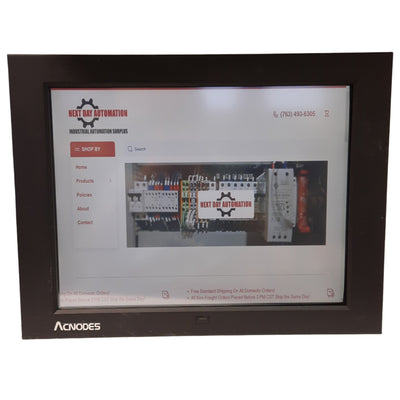 Used Acnodes APM5200 LCD Monitor 20in 1600x1200, VGA+DVI-D, 110/220VAC or 12/24/48VDC