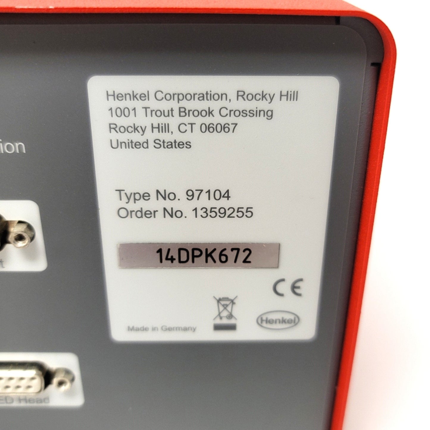 Used Loctite 97104 CL30 LED Flood Curing Single Light Controller 90-260VAC 350W