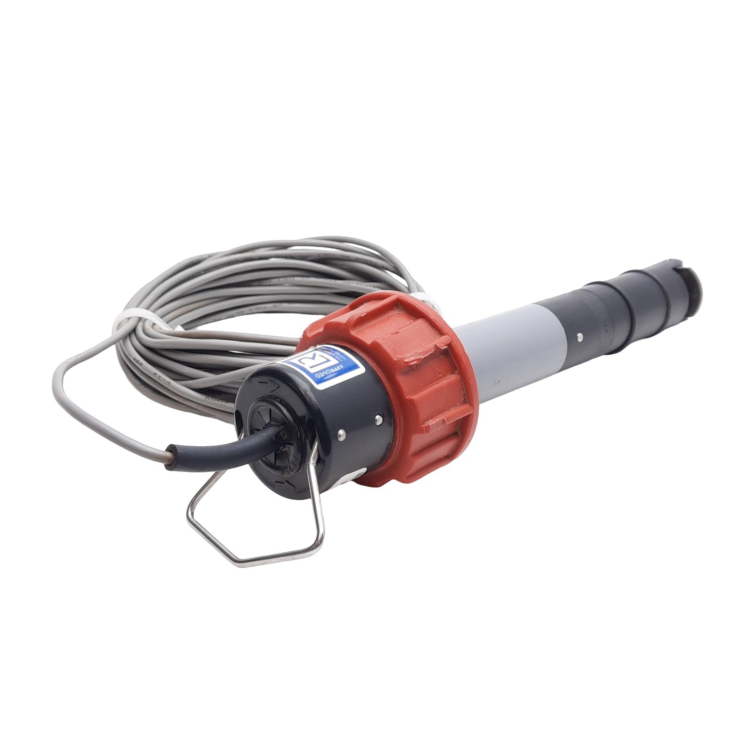 Used GF Signet P51530-P2 Paddlewheel Flow Sensor, 1-20ft/s, ø10-36in Pipe, 20ft Cable