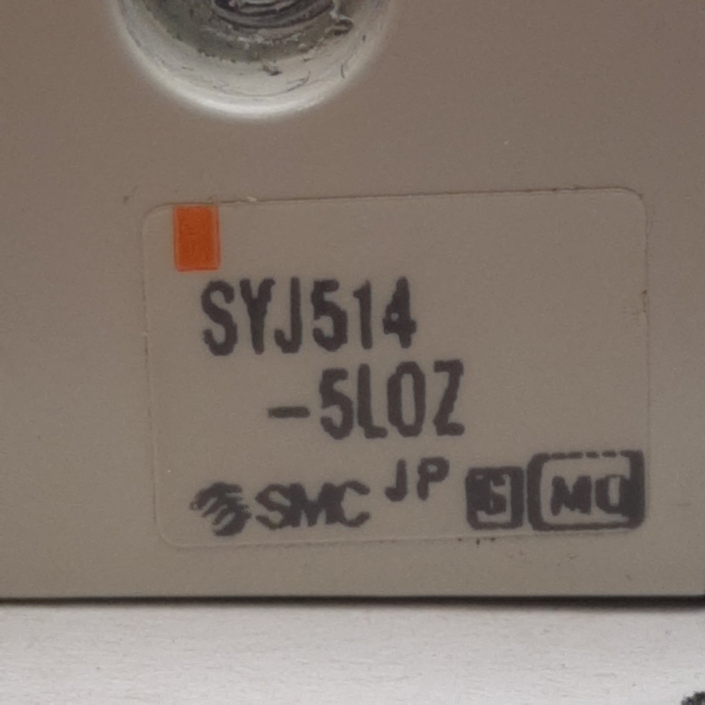 Used SMC SYJ514-5LOZ Solenoid Valve, 3-Port Normally Closed, 0.15-0.7MPa, 24VDC Coil