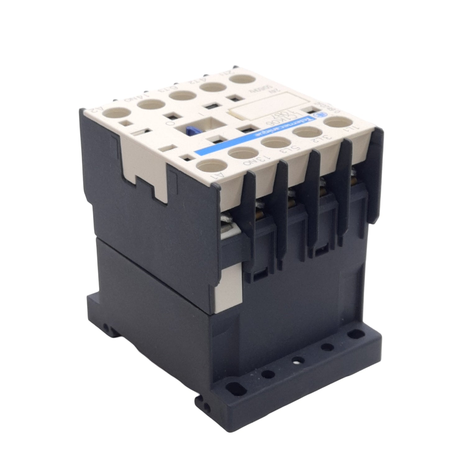 Used Telemecanique LC1K0610B7 Contactor, 3-Pole, 3NO + 1NO Aux, 600V 6A, DIN Rail