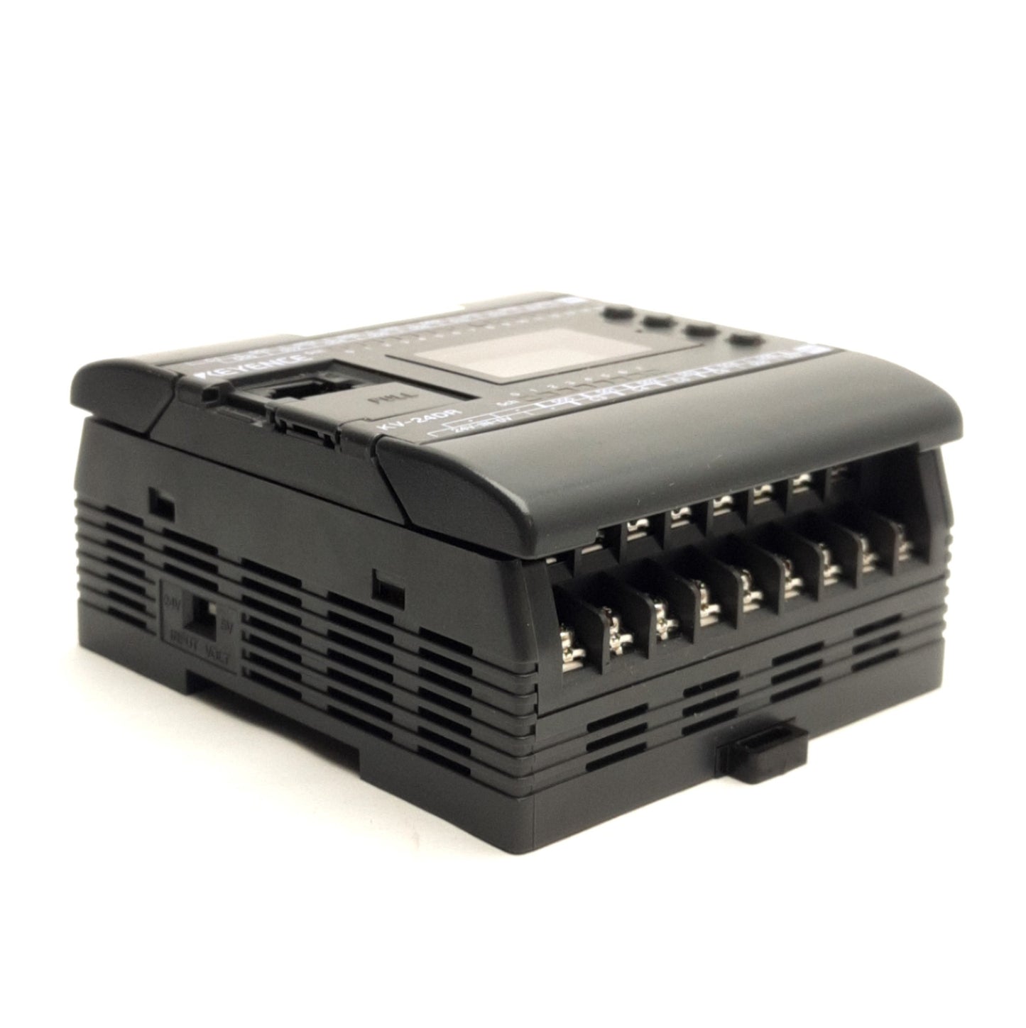 Used Keyence KV-24DR PLC Basic Unit 16-Inputs, 8-Relay Output (5A Max), 24VDC