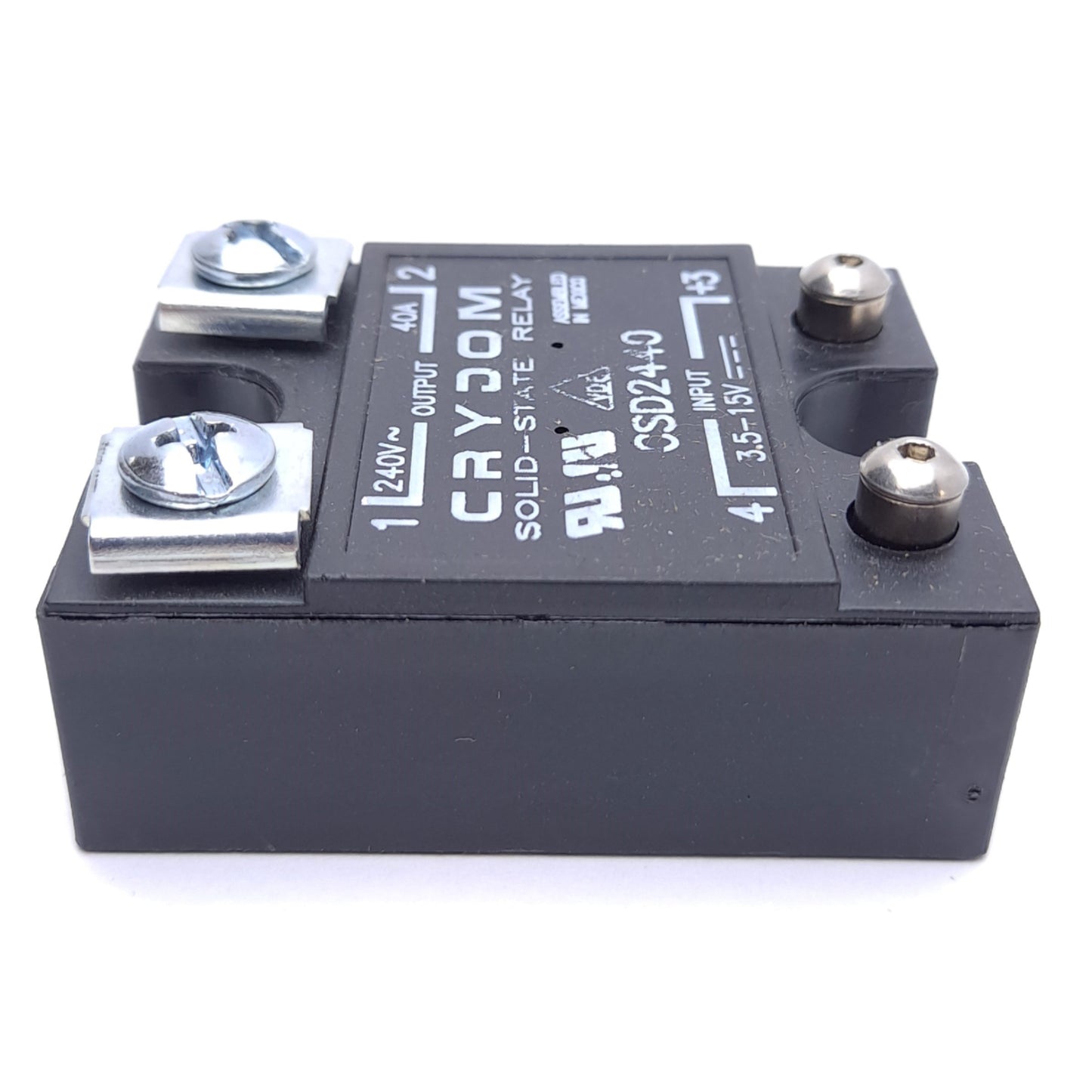Used Crydom CSD2440 Solid State Relay, 3.5-15VDC Control, 240VAC 40A Output