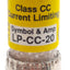 Used Lot of 10 Bussmann LP-CC-20 Low-Peak Time Delay Class CC Fuse 20A 600VAC/300VDC
