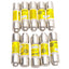 Used Lot of 10 Bussmann LP-CC-20 Low-Peak Time Delay Class CC Fuse 20A 600VAC/300VDC